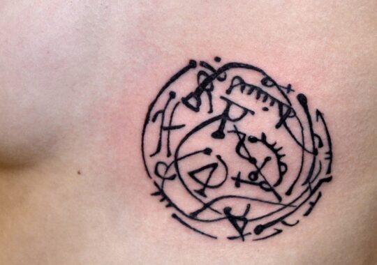 Petit tatouage réalisé à Aix-en-Provence