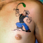 Tatouage de Popey