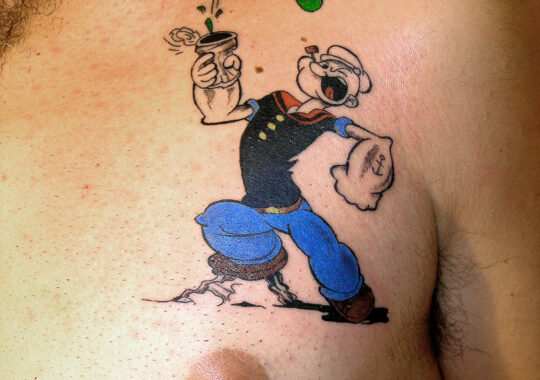 Tatouage de Popey