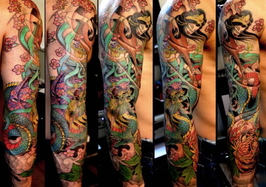 Tatouage japonais benzaiten